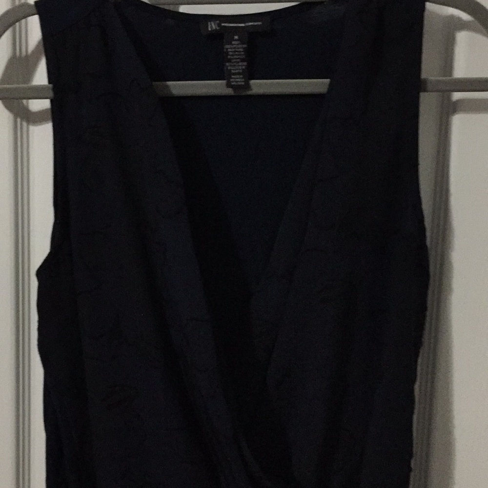 Navy blue top